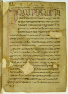 The so-called Bobbio Orosius, seventh century, in insular (Irish) script. Likely written at Bobbio. Milan, Biblioteca Ambrosiana, D. 23. sup.